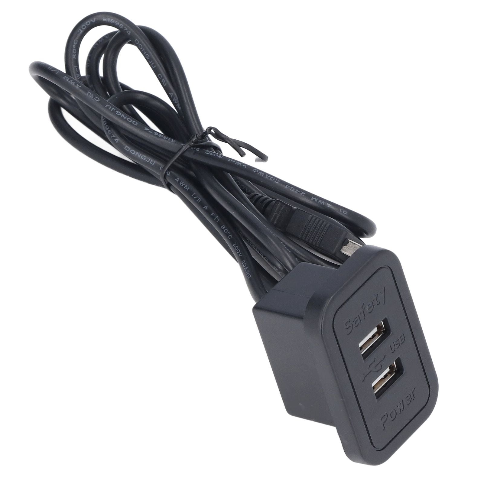 Double USB Charge Station 5V Sofa Recessed USB Power Hub Wiring Board Power Outlet Socket for Household V1294-YM0523-3113220030311