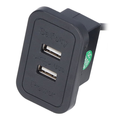 Double USB Charge Station 5V Sofa Recessed USB Power Hub Wiring Board Power Outlet Socket for Household V1294-YM0523-3113220030311