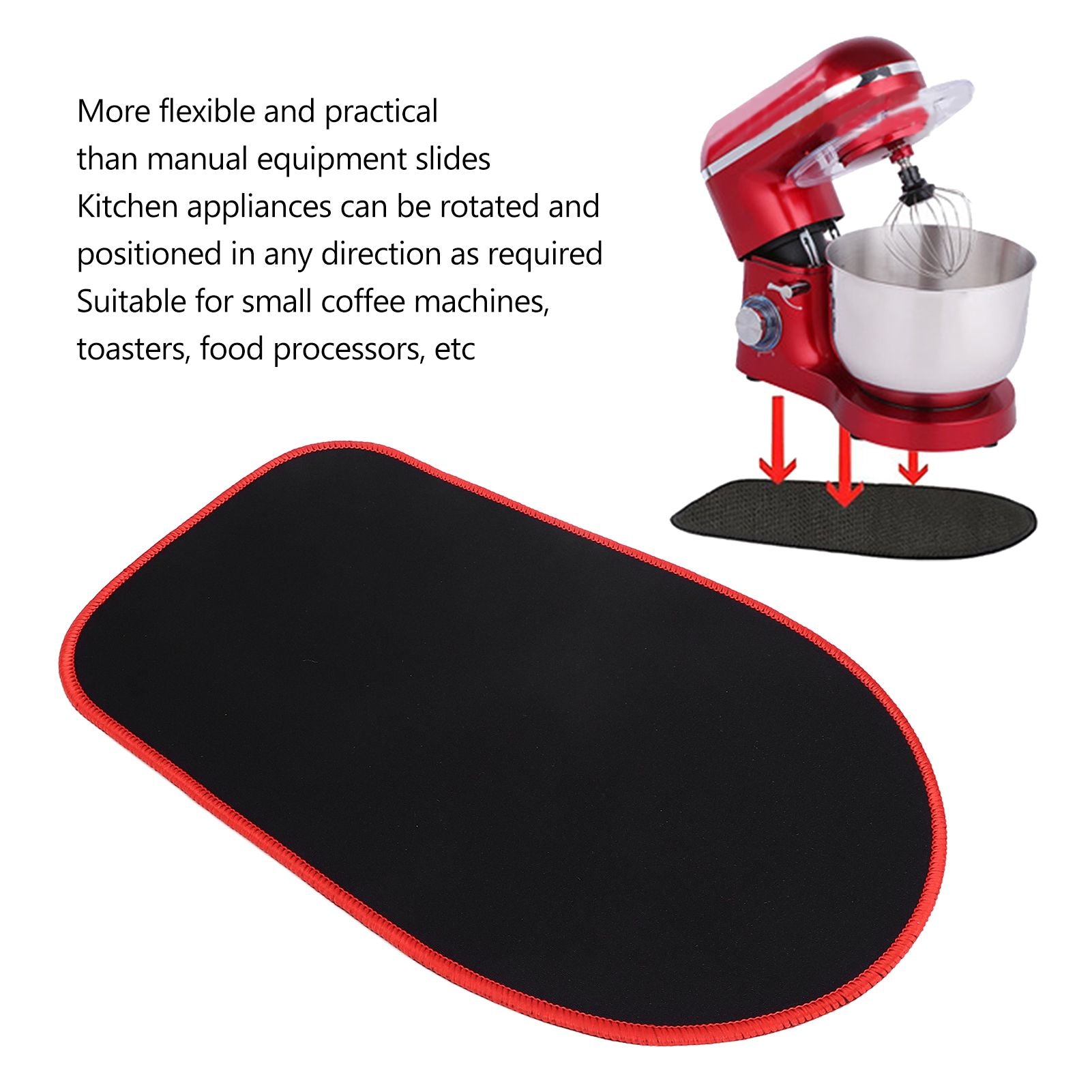 Mixer Sliding Mat Rubber Flexible Countertop Appliance Mixer Mover for Kitchen Coffee MakerSuitable for V1294-YM0523-3113220031311