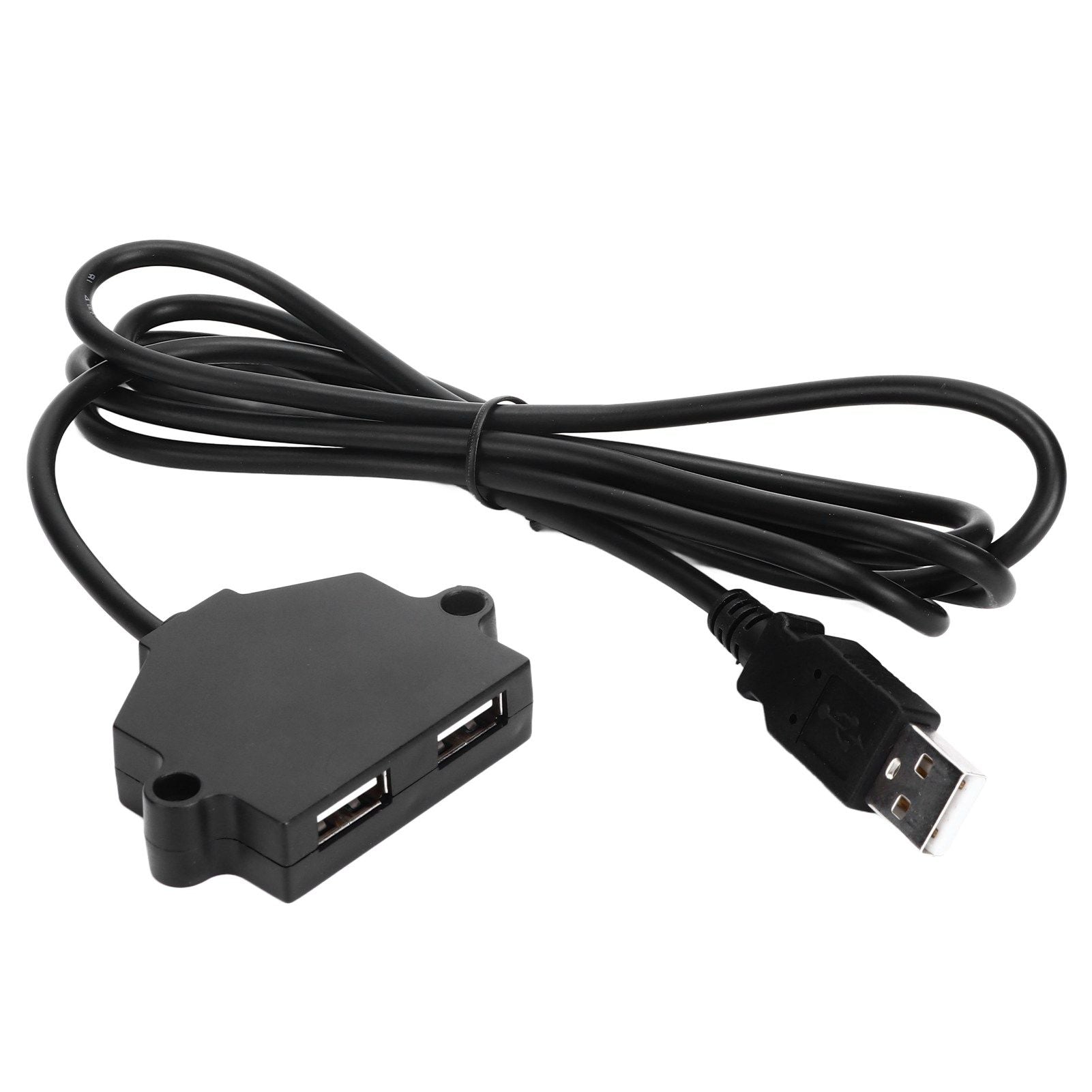 Dual USB Charging Socket with 1.5m Cable 5V 1A Multipurpose for Phone Tablet Camera V1294-YM0523-3113220031411