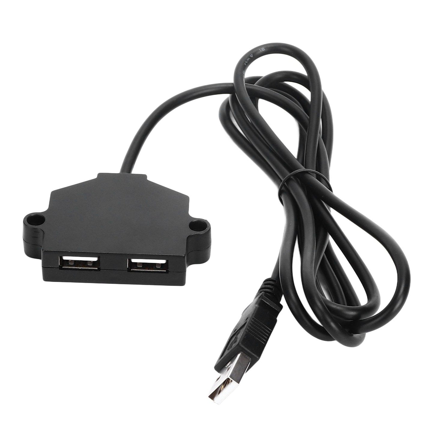 Dual USB Charging Socket with 1.5m Cable 5V 1A Multipurpose for Phone Tablet Camera V1294-YM0523-3113220031411
