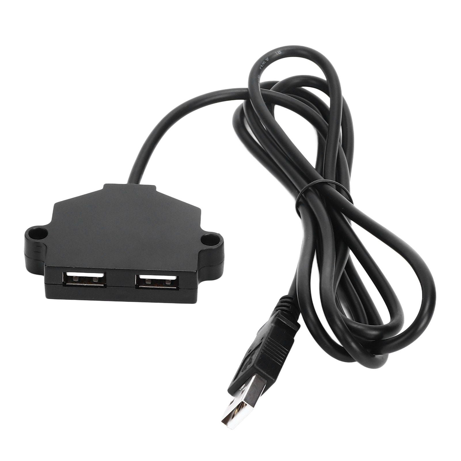 Dual USB Charging Socket with 1.5m Cable 5V 1A Multipurpose for Phone Tablet Camera V1294-YM0523-3113220031411