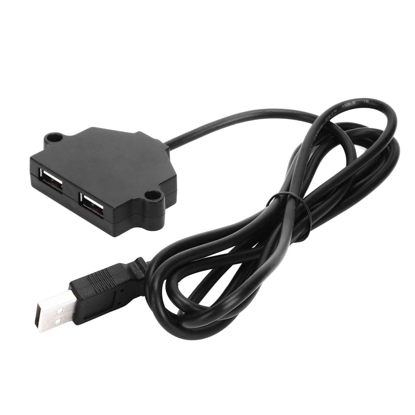 Dual USB Charging Socket with 1.5m Cable 5V 1A Multipurpose for Phone Tablet Camera V1294-YM0523-3113220031411