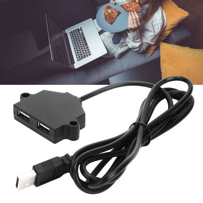 Dual USB Charging Socket with 1.5m Cable 5V 1A Multipurpose for Phone Tablet Camera V1294-YM0523-3113220031411
