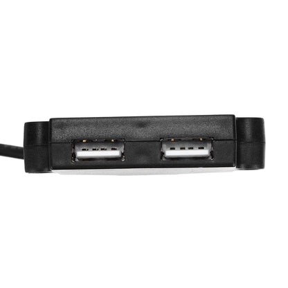 Dual USB Charging Socket with 1.5m Cable 5V 1A Multipurpose for Phone Tablet Camera V1294-YM0523-3113220031411