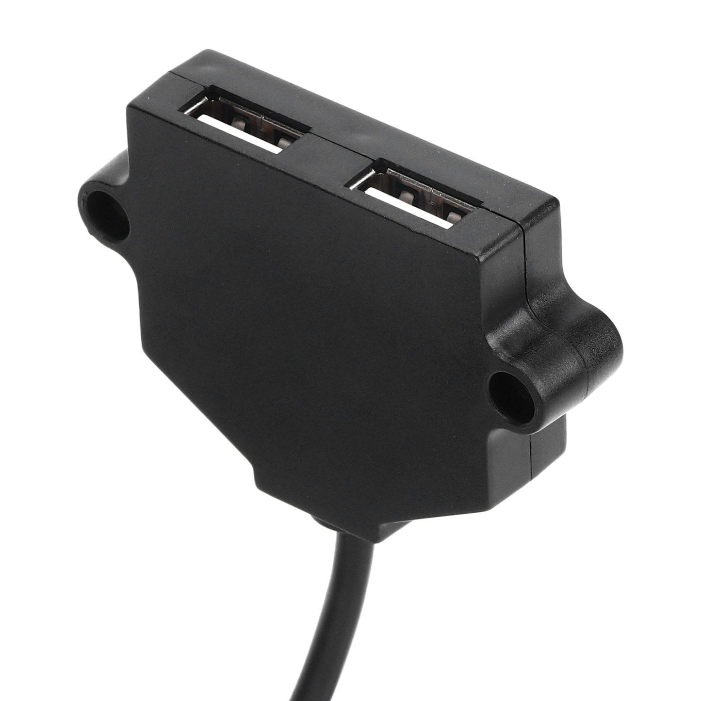 Dual USB Charging Socket with 1.5m Cable 5V 1A Multipurpose for Phone Tablet Camera V1294-YM0523-3113220031411
