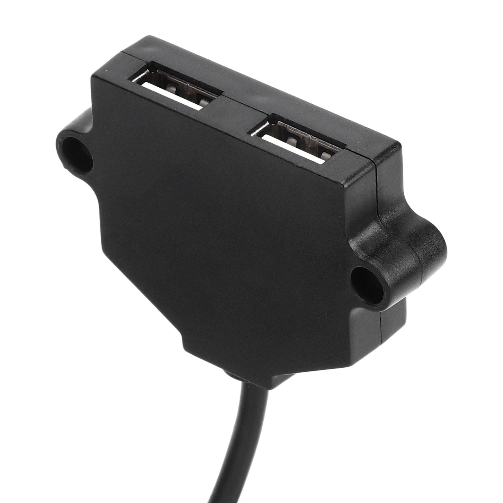 Dual USB Charging Socket with 1.5m Cable 5V 1A Multipurpose for Phone Tablet Camera V1294-YM0523-3113220031411