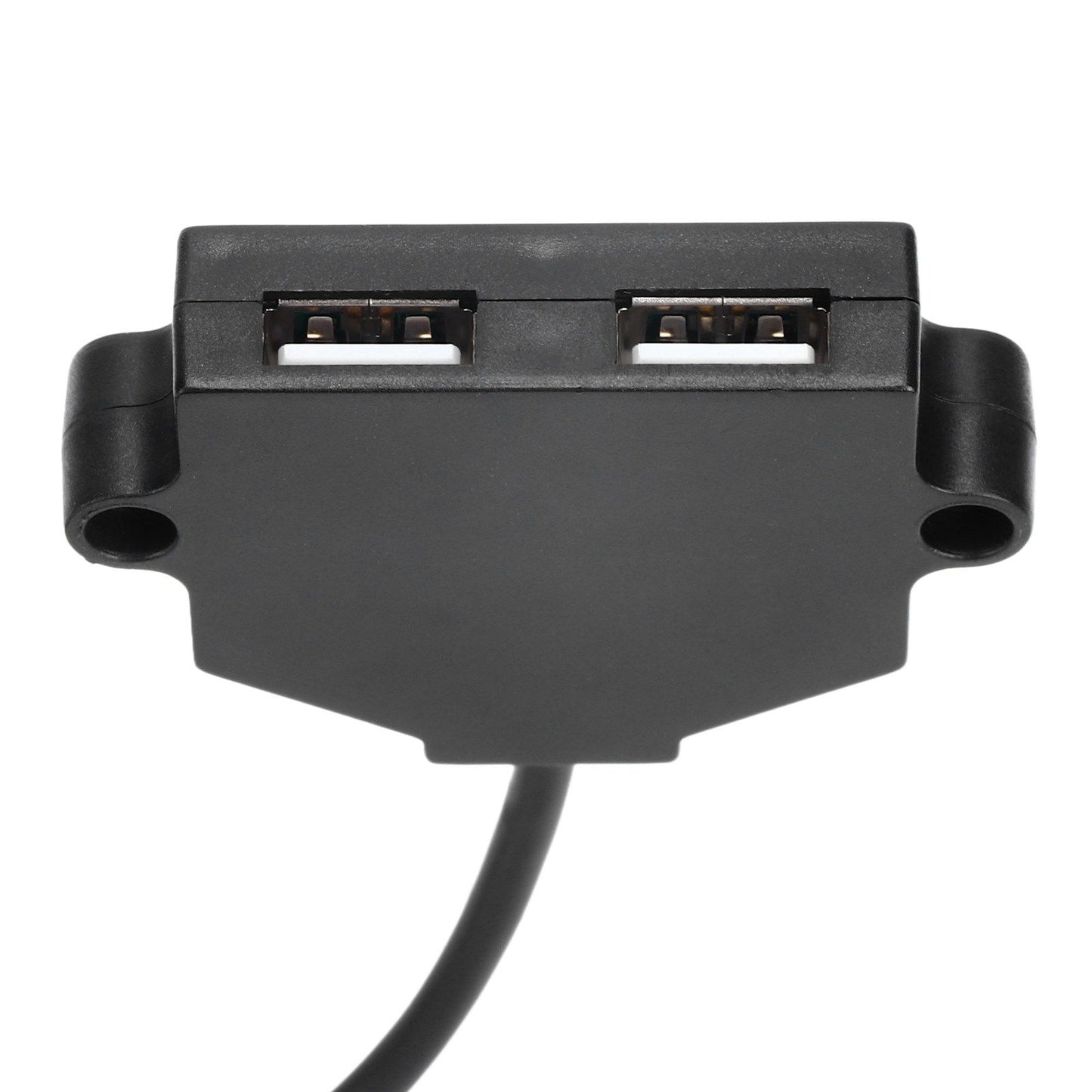 Dual USB Charging Socket with 1.5m Cable 5V 1A Multipurpose for Phone Tablet Camera V1294-YM0523-3113220031411