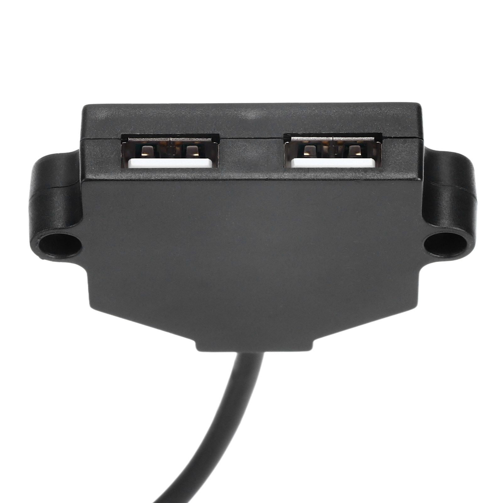 Dual USB Charging Socket with 1.5m Cable 5V 1A Multipurpose for Phone Tablet Camera V1294-YM0523-3113220031411
