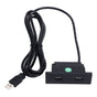 Recessed USB Power Strip Outlet 5V 2.5meter Dual USB Ports Charging Sofa Socket ABS Embedded USB Charging V1294-YM0523-3113220031711