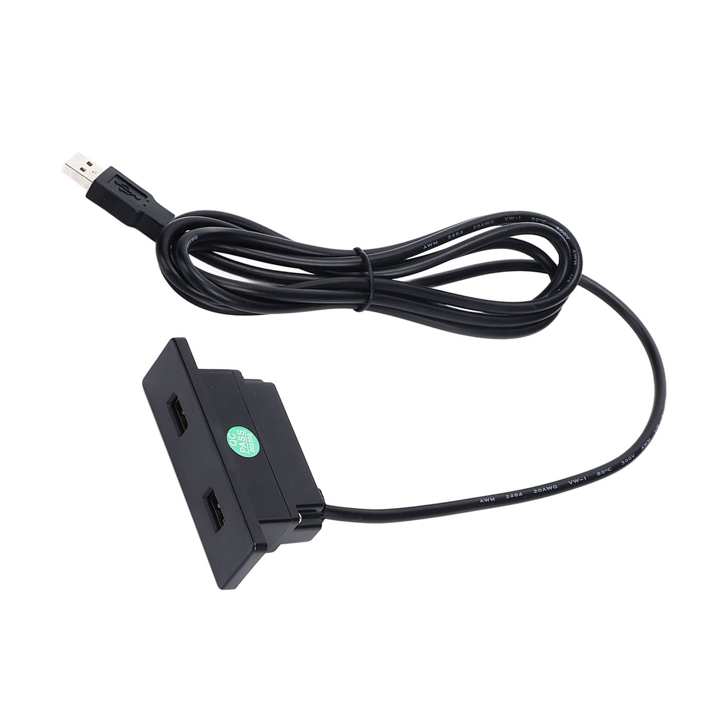 Recessed USB Power Strip Outlet 5V 2.5meter Dual USB Ports Charging Sofa Socket ABS Embedded USB Charging V1294-YM0523-3113220031711