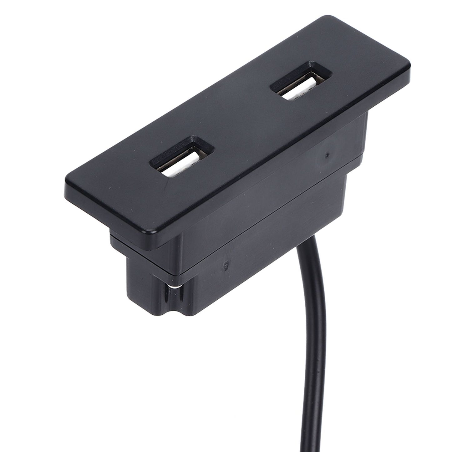 Recessed USB Power Strip Outlet 5V 2.5meter Dual USB Ports Charging Sofa Socket ABS Embedded USB Charging V1294-YM0523-3113220031711