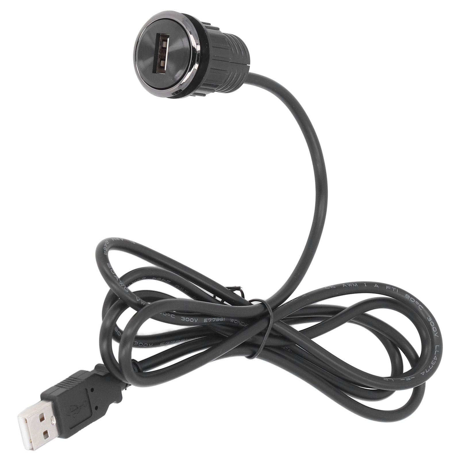 Recessed USB Charging Grommet Good Protection Fast Charge Embedded Installation 5V Desk USB Power Grommet for V1294-YM0523-3113220031911