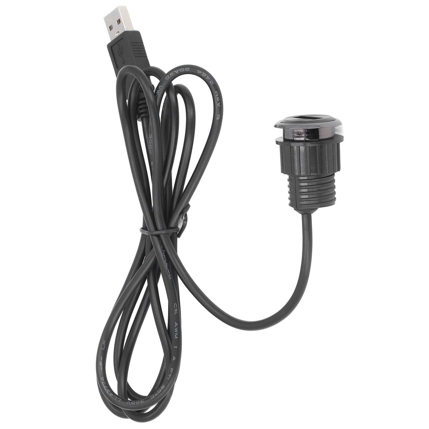 Recessed USB Charging Grommet Good Protection Fast Charge Embedded Installation 5V Desk USB Power Grommet for V1294-YM0523-3113220031911