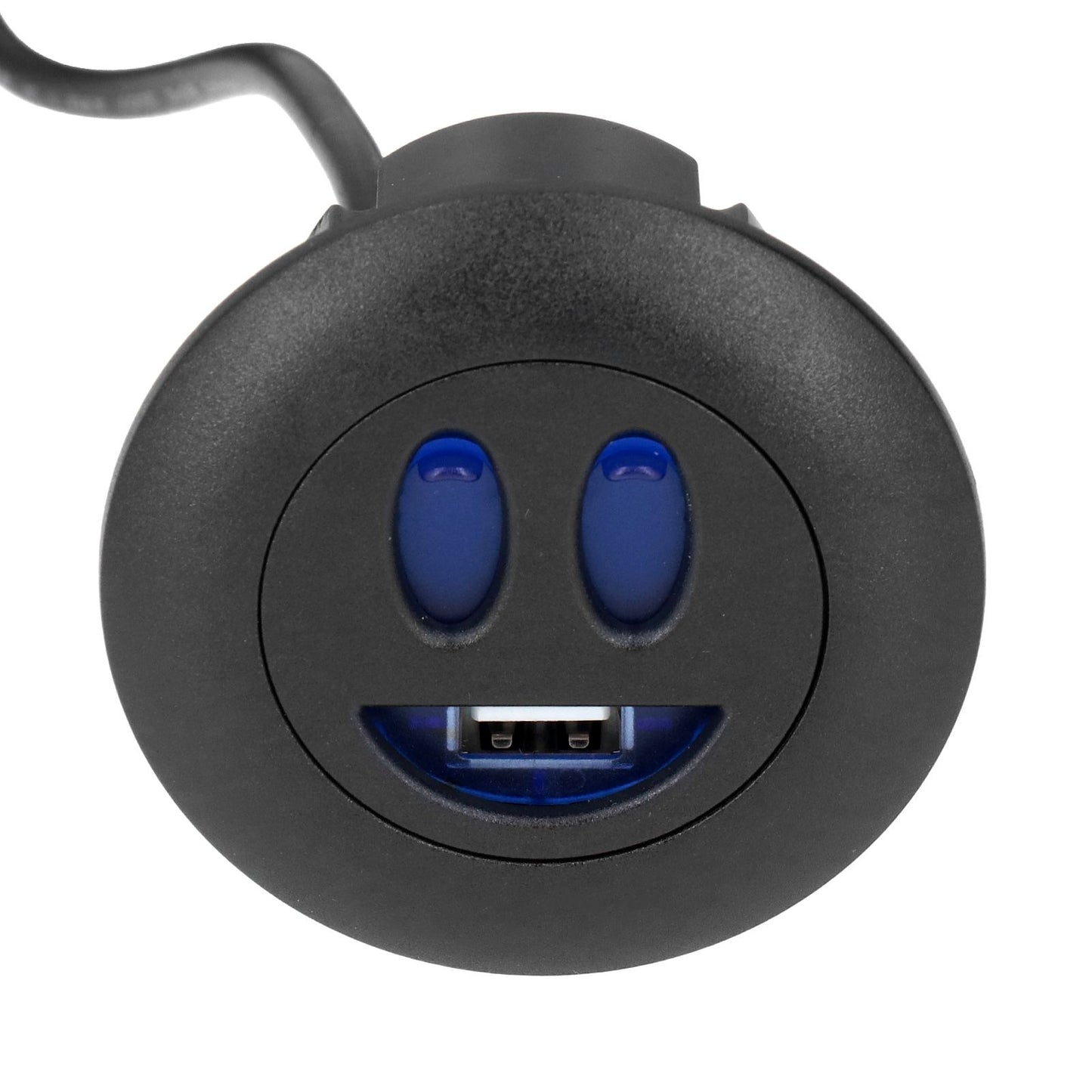 5V USB Charging Socket Outlet with 2.5m/8.2ft Power Cord Embedded Installation for Home Bedside Sofa Recliner V1294-YM0523-3113220032211