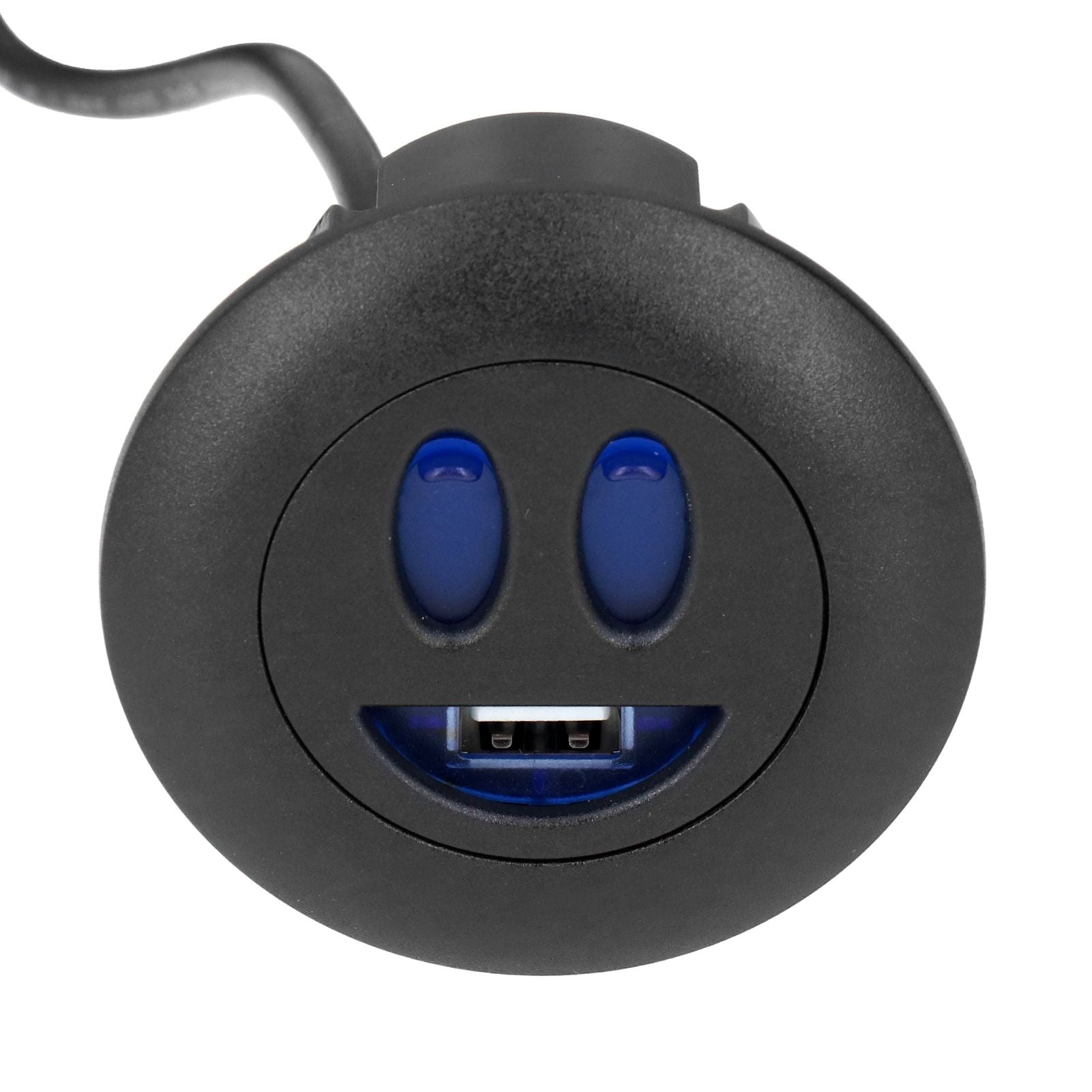 5V USB Charging Socket Outlet with 2.5m/8.2ft Power Cord Embedded Installation for Home Bedside Sofa Recliner V1294-YM0523-3113220032211