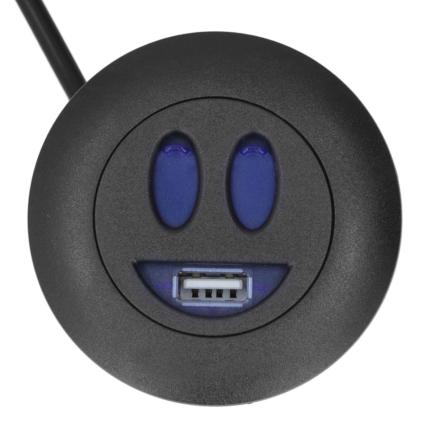 5V USB Charging Socket Outlet with 2.5m/8.2ft Power Cord Embedded Installation for Home Bedside Sofa Recliner V1294-YM0523-3113220032211