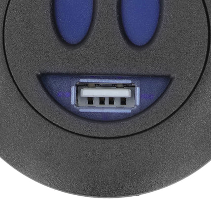 5V USB Charging Socket Outlet with 2.5m/8.2ft Power Cord Embedded Installation for Home Bedside Sofa Recliner V1294-YM0523-3113220032211