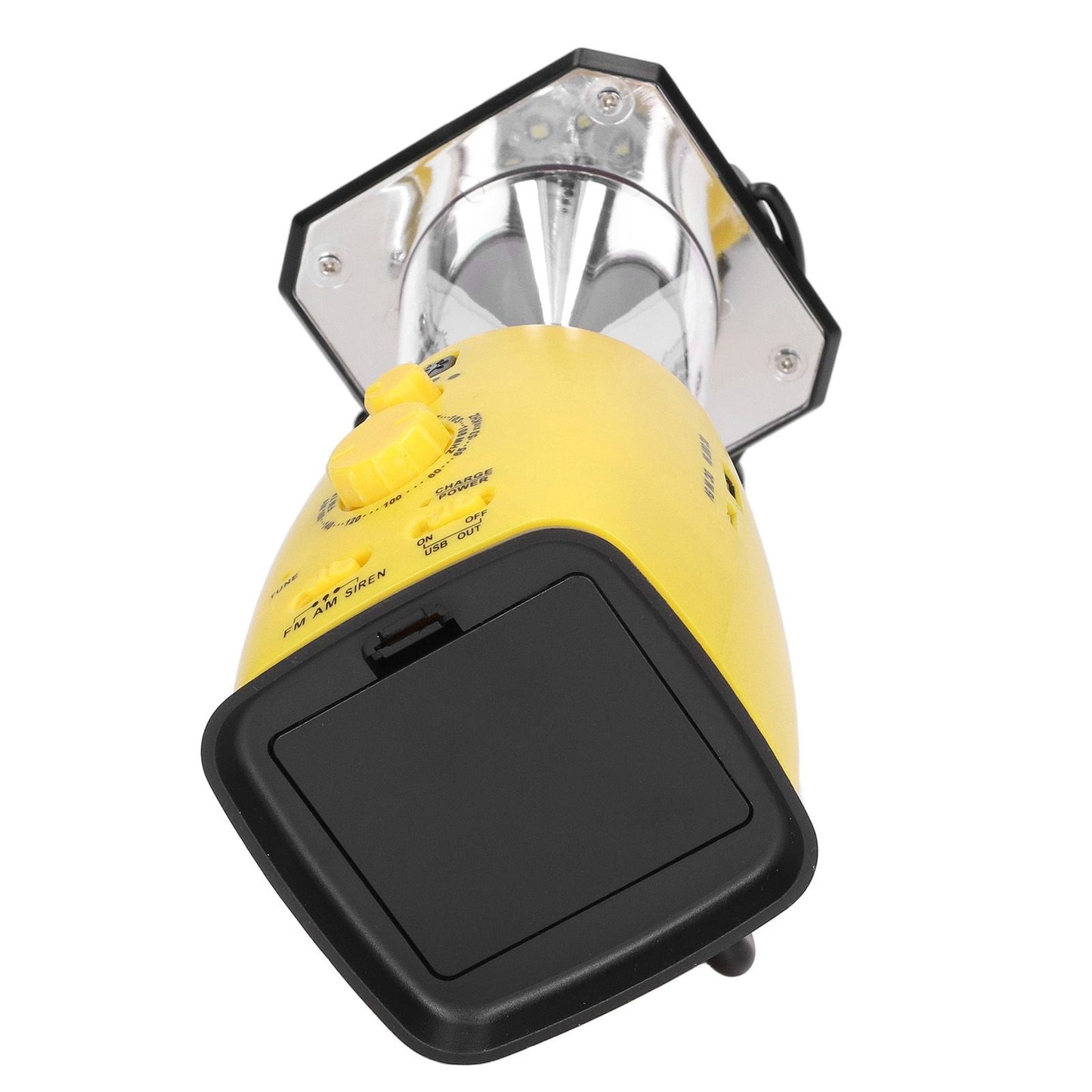 LED Camping Lantern Solar Hand Crank Battery Charging Adjustable Brightness 8 LEDs Support FM AM Function LED V1294-YM0523-3113220032711