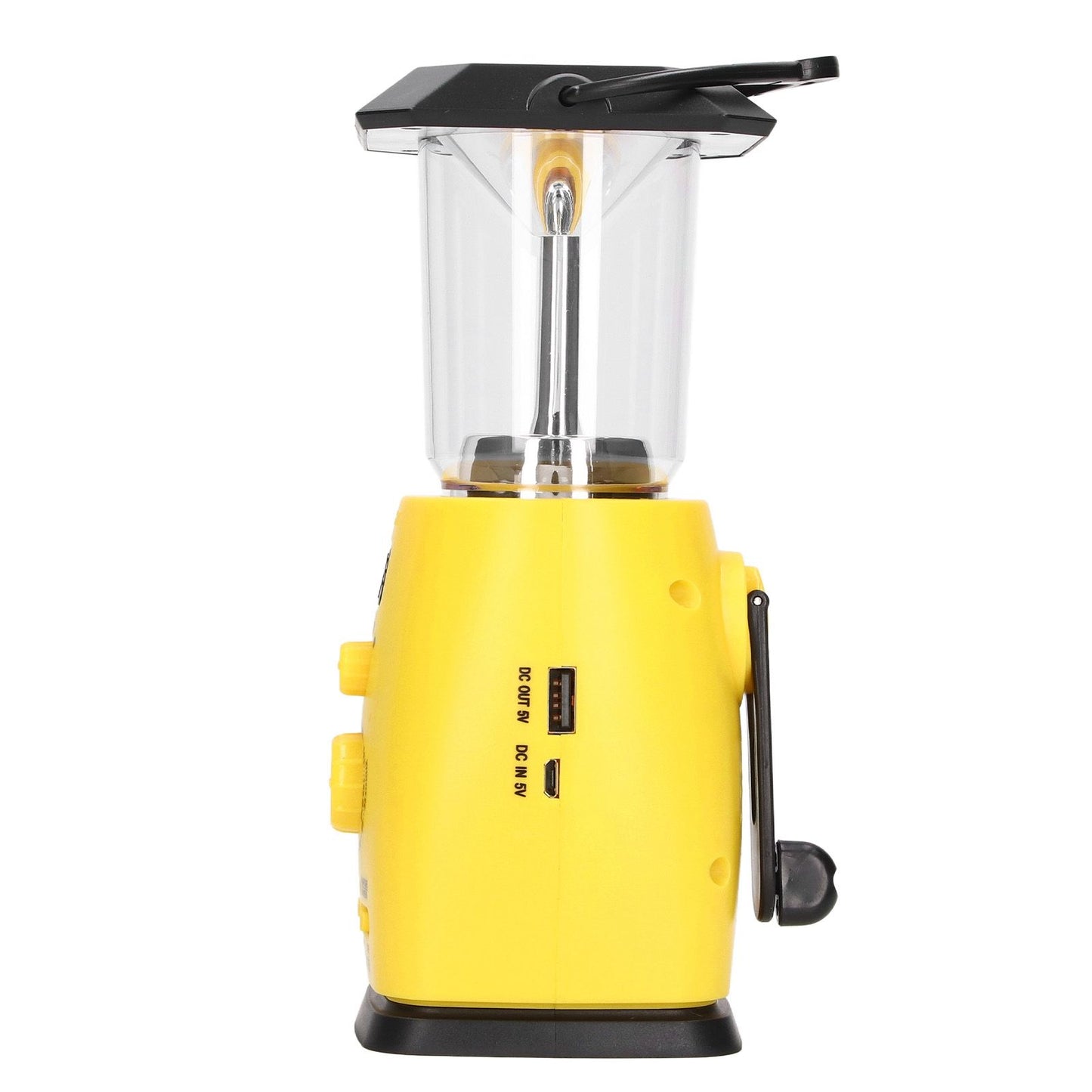 LED Camping Lantern Solar Hand Crank Battery Charging Adjustable Brightness 8 LEDs Support FM AM Function LED V1294-YM0523-3113220032711