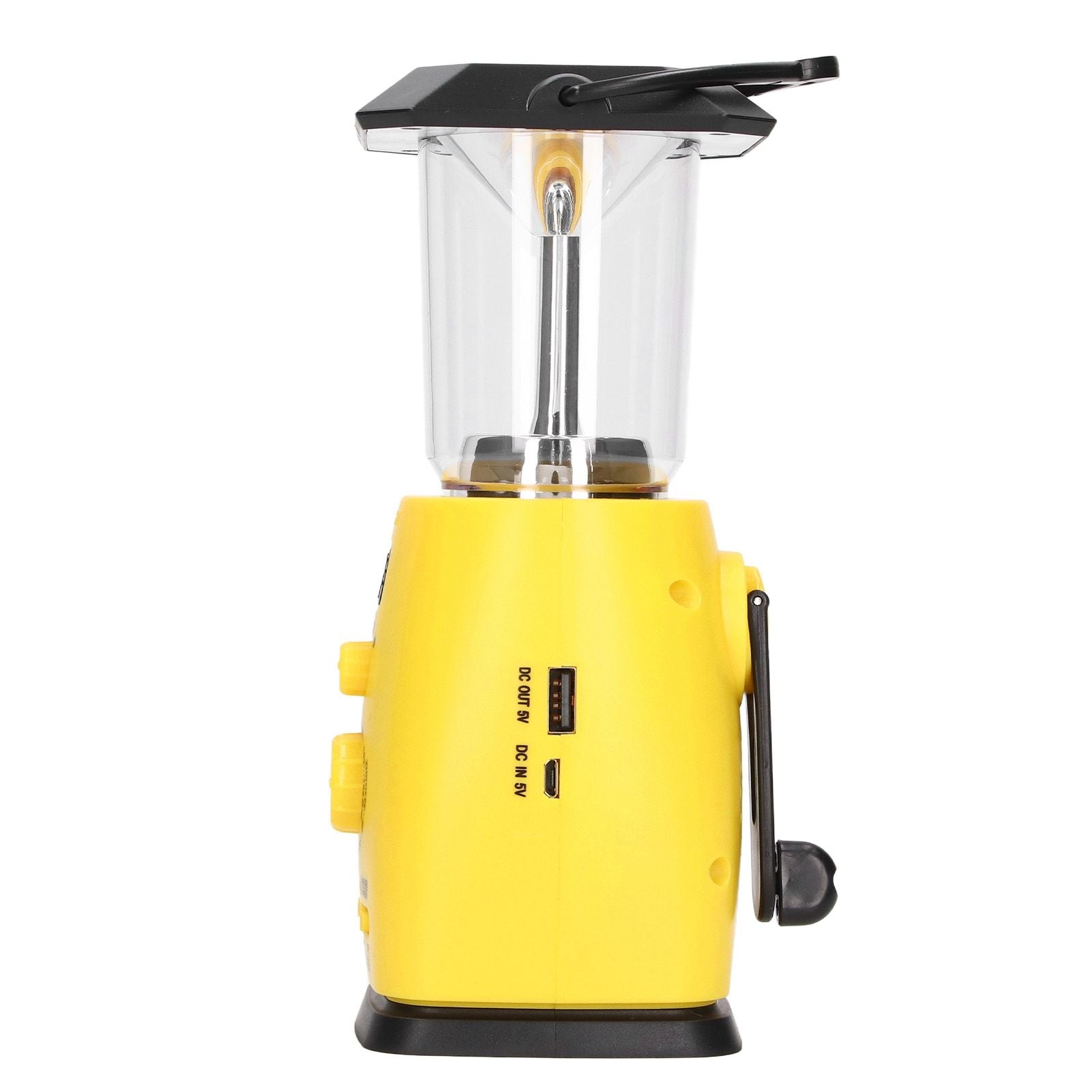 LED Camping Lantern Solar Hand Crank Battery Charging Adjustable Brightness 8 LEDs Support FM AM Function LED V1294-YM0523-3113220032711