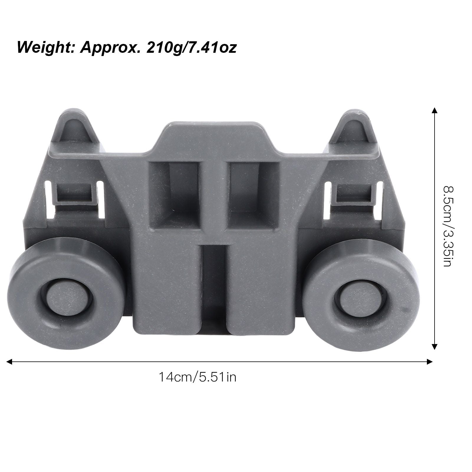 4 Pcs Dishwasher Wheel Replacement Parts WPW10195417 AP6016764 PS11750057 for Kitchen V1294-YM0523-3113220033111