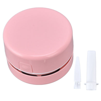 Desktop Dust Collector Table Dust Cleaner USB Charging Portable Mini Dust Catcher for Office HouseholdPink V1294-YM0523-3113220033611
