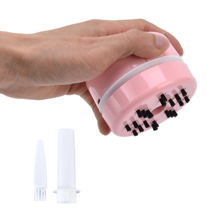 Desktop Dust Collector Table Dust Cleaner USB Charging Portable Mini Dust Catcher for Office HouseholdPink V1294-YM0523-3113220033611