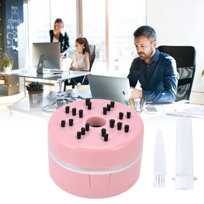 Desktop Dust Collector Table Dust Cleaner USB Charging Portable Mini Dust Catcher for Office HouseholdPink V1294-YM0523-3113220033611