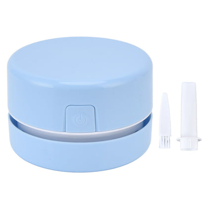 Desktop Dust Collector Table Dust Cleaner USB Charging Portable Mini Dust Catcher for Office HouseholdBlue V1294-YM0523-3113220033612