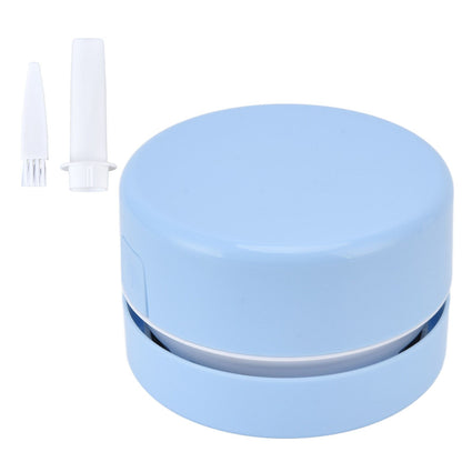 Desktop Dust Collector Table Dust Cleaner USB Charging Portable Mini Dust Catcher for Office HouseholdBlue V1294-YM0523-3113220033612