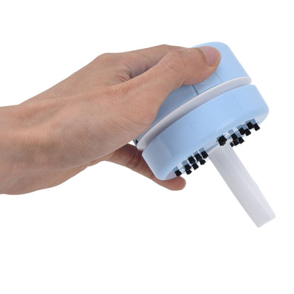 Desktop Dust Collector Table Dust Cleaner USB Charging Portable Mini Dust Catcher for Office HouseholdBlue V1294-YM0523-3113220033612