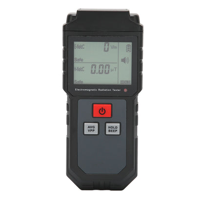 Electromagnetic Radiation Tester 1V/M-1999V/M LCD EMF Meter with Sound Light Alarm for Home Appliance V1294-YM0523-3113220034211