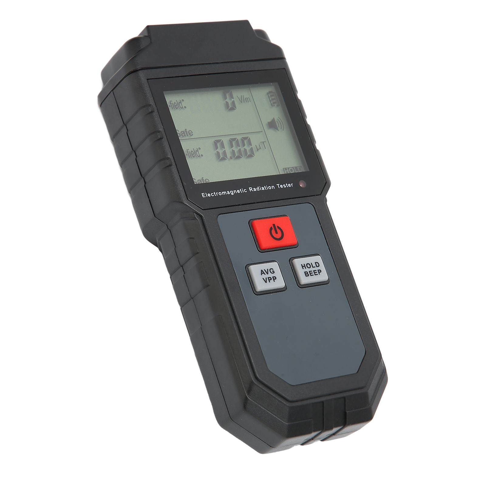 Electromagnetic Radiation Tester 1V/M-1999V/M LCD EMF Meter with Sound Light Alarm for Home Appliance V1294-YM0523-3113220034211