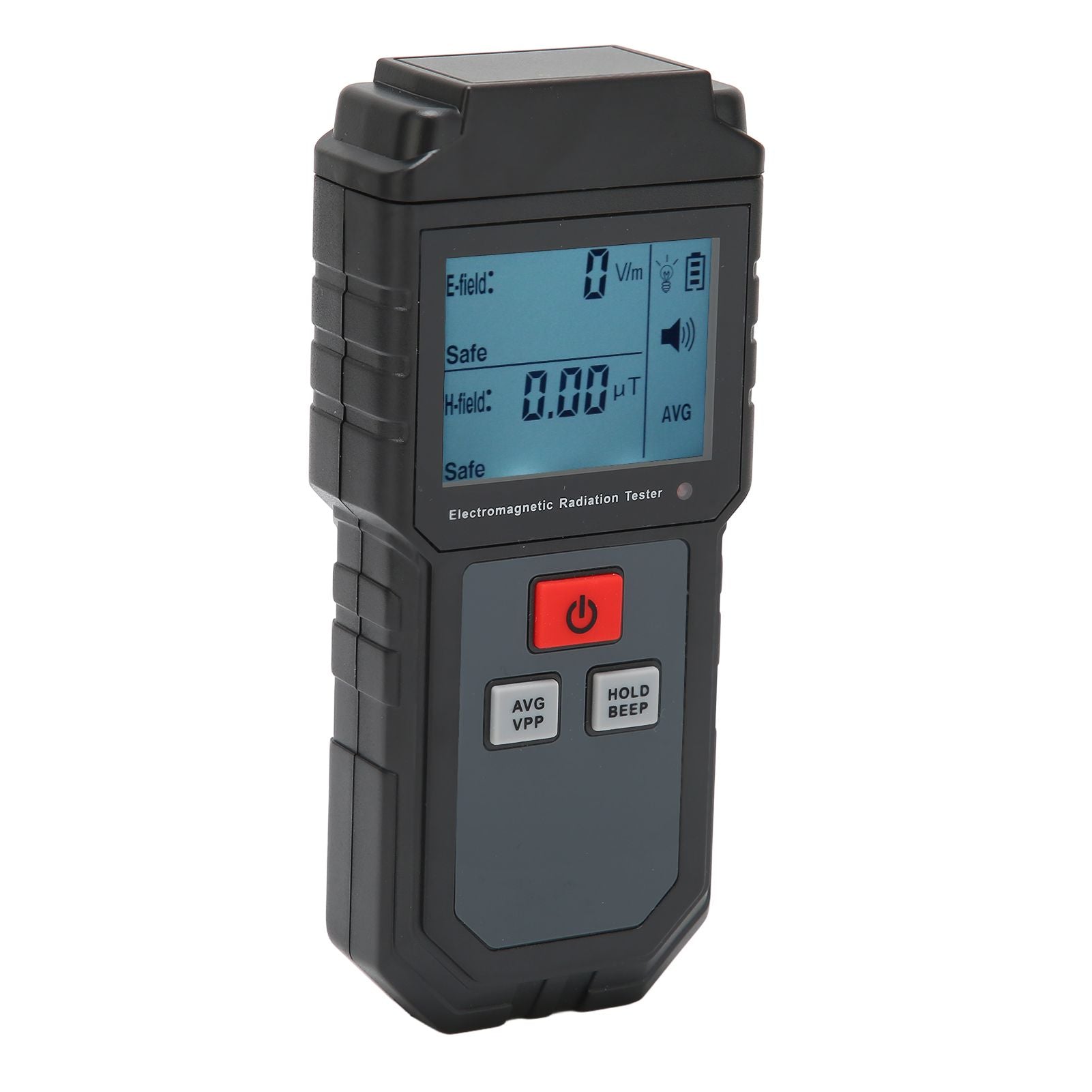 Electromagnetic Radiation Tester 1V/M-1999V/M LCD EMF Meter with Sound Light Alarm for Home Appliance V1294-YM0523-3113220034211