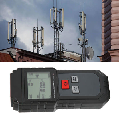 Electromagnetic Radiation Tester 1V/M-1999V/M LCD EMF Meter with Sound Light Alarm for Home Appliance V1294-YM0523-3113220034211