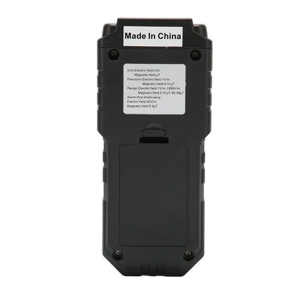 Electromagnetic Radiation Tester 1V/M-1999V/M LCD EMF Meter with Sound Light Alarm for Home Appliance V1294-YM0523-3113220034211