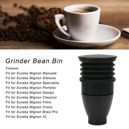 60g Grinder Blowing Bean Bin Aluminium Alloy Coffee Grinder Cleaning Tool for Eureka MignonBlack V1294-YM0523-3113220034811