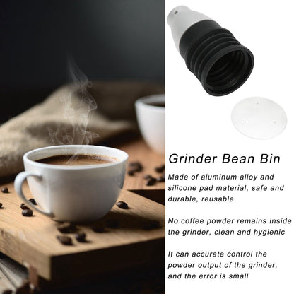 60g Grinder Blowing Bean Bin Aluminium Alloy Coffee Grinder Cleaning Tool for Eureka MignonSilver V1294-YM0523-3113220034812