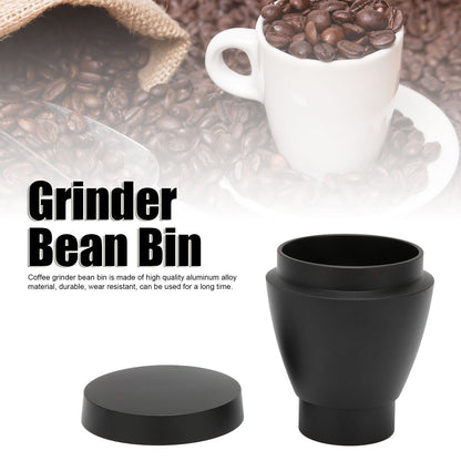 60g Coffee Grinder Bean Bin Reusable Aluminium Alloy Coffee Grinder Accessories for Eureka MignonBlack V1294-YM0523-3113220034911