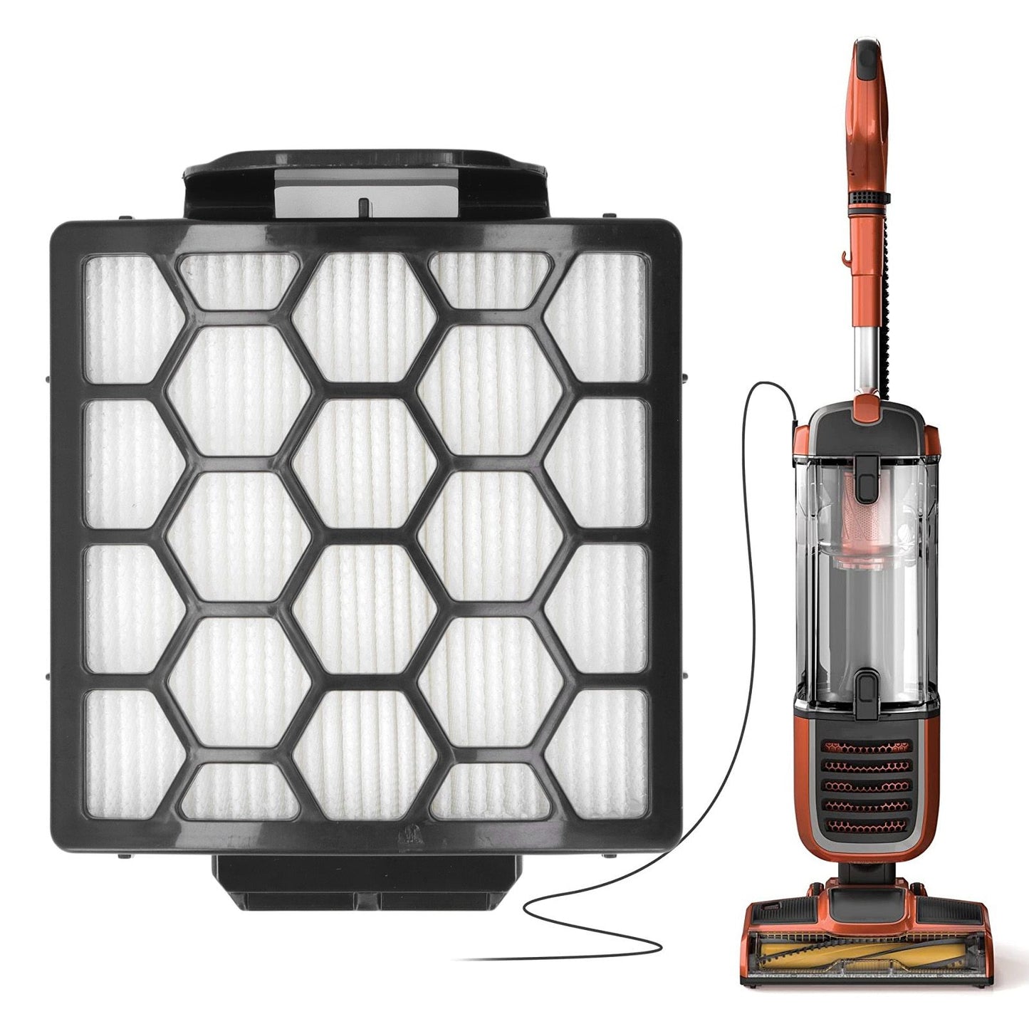 Vacuum Claner Filter Washable Vacuum Filter Replacement for Shark Navigator ZU60 NV255 NV251 V1294-YM0523-3113220035011
