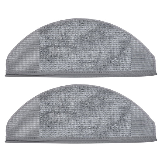 2Pcs Robot Vacuum Replacement Mopping Cloths Strong Water Absorption Soft Microfiber Washable Replacement V1294-YM0523-3113220035411