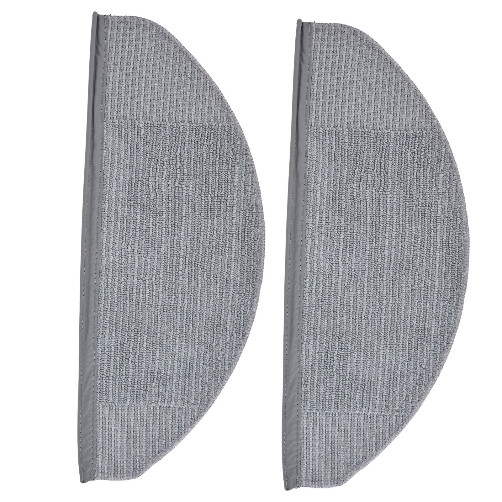 2Pcs Robot Vacuum Replacement Mopping Cloths Strong Water Absorption Soft Microfiber Washable Replacement V1294-YM0523-3113220035411
