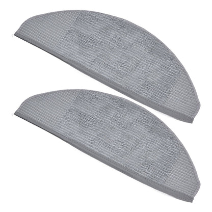 2Pcs Robot Vacuum Replacement Mopping Cloths Strong Water Absorption Soft Microfiber Washable Replacement V1294-YM0523-3113220035411