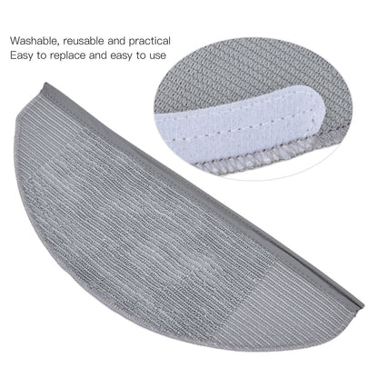 2Pcs Robot Vacuum Replacement Mopping Cloths Strong Water Absorption Soft Microfiber Washable Replacement V1294-YM0523-3113220035411