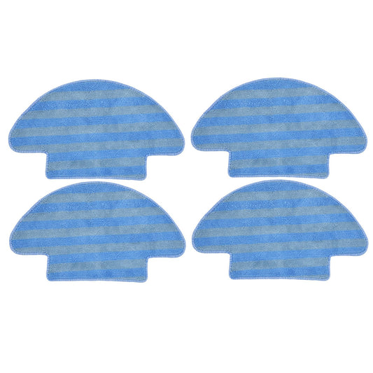 4pcs Vacuum Mop Cloth Soft Fiber Replacement Parts Robot Cleaner Cloth Pads for Conga 950 V1294-YM0523-3113220035611