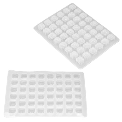 3pcs Silicone Baking Mould Multifunctional 48 Holes Silicone Cake Mold for Pudding Chocolate CookiesPrimary V1294-YM0523-3113220036112