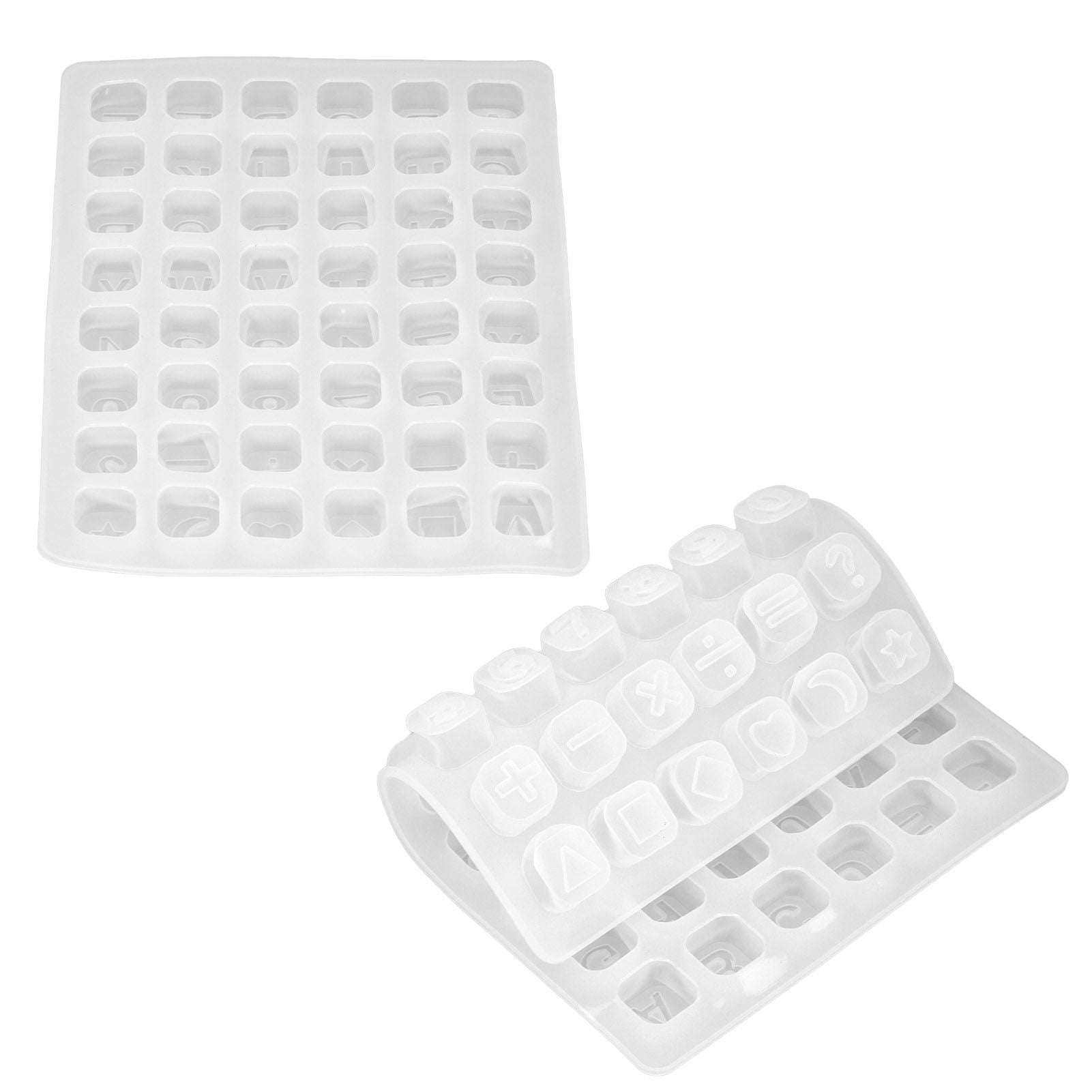 3pcs Silicone Baking Mould Multifunctional 48 Holes Silicone Cake Mold for Pudding Chocolate CookiesPrimary V1294-YM0523-3113220036112