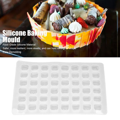 3pcs Silicone Baking Mould Multifunctional 48 Holes Silicone Cake Mold for Pudding Chocolate CookiesPrimary V1294-YM0523-3113220036112