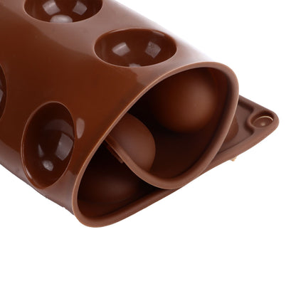 3pcs Silicone Mould 24-Hole Soft Semi Sphere Baking Mold for Chocolate Jelly Mousse Soap V1294-YM0523-3113220036211